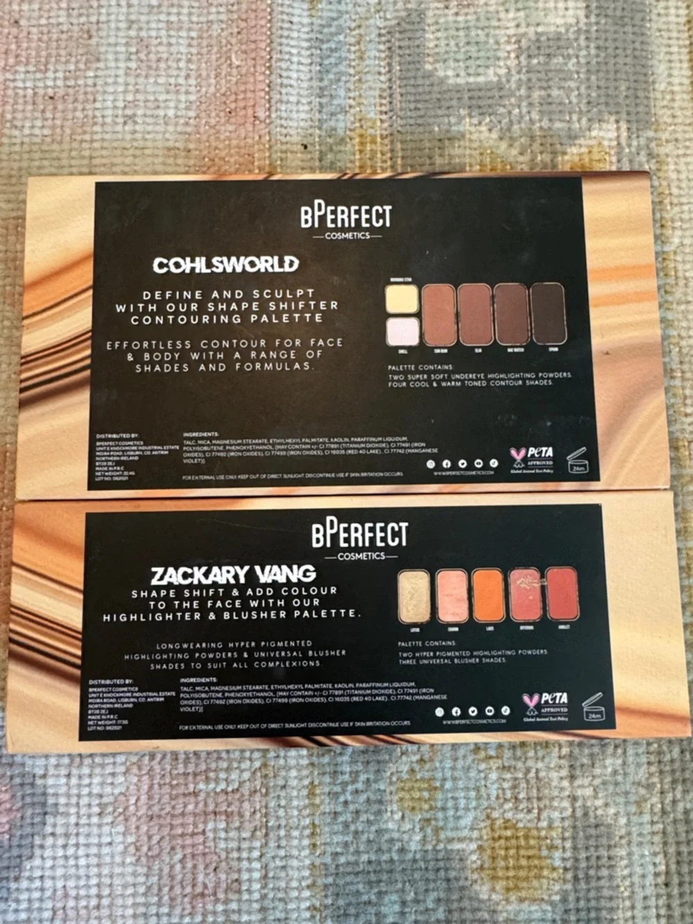 BPERFECT Shape/Shifter contour pallets